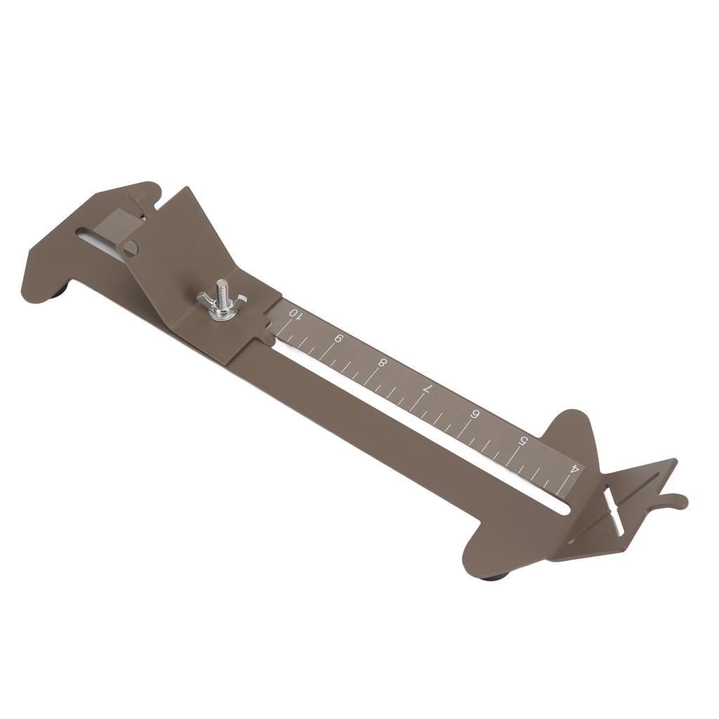 Paracord Bracelet Jig Kit Adjustable Length Bracelet Maker Metal Weaving DIY Craft Paracord ToolsKhaki