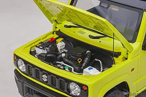 AUTOart 1/18 Scale Suzuki Jimny (JB64) Yellow with Black Roof, Finished Model, 78501