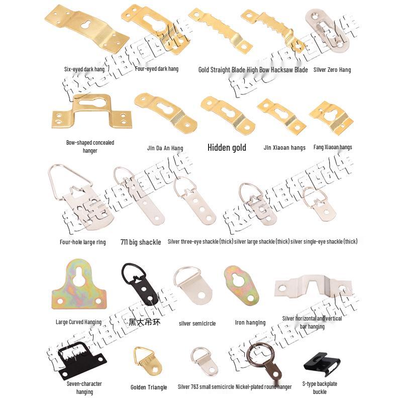 

Черный зубчатый подвес для рам для картин маслом - Тонкая односторонняя полоска для фотостен и дисплеев Black Thin Straight Hanger (1 piece)