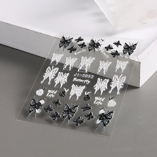 Ins Style for Nail Glossy Stickers Long-Lasting 5D Finish Perfect Nail Decoration Nail Art Sticker