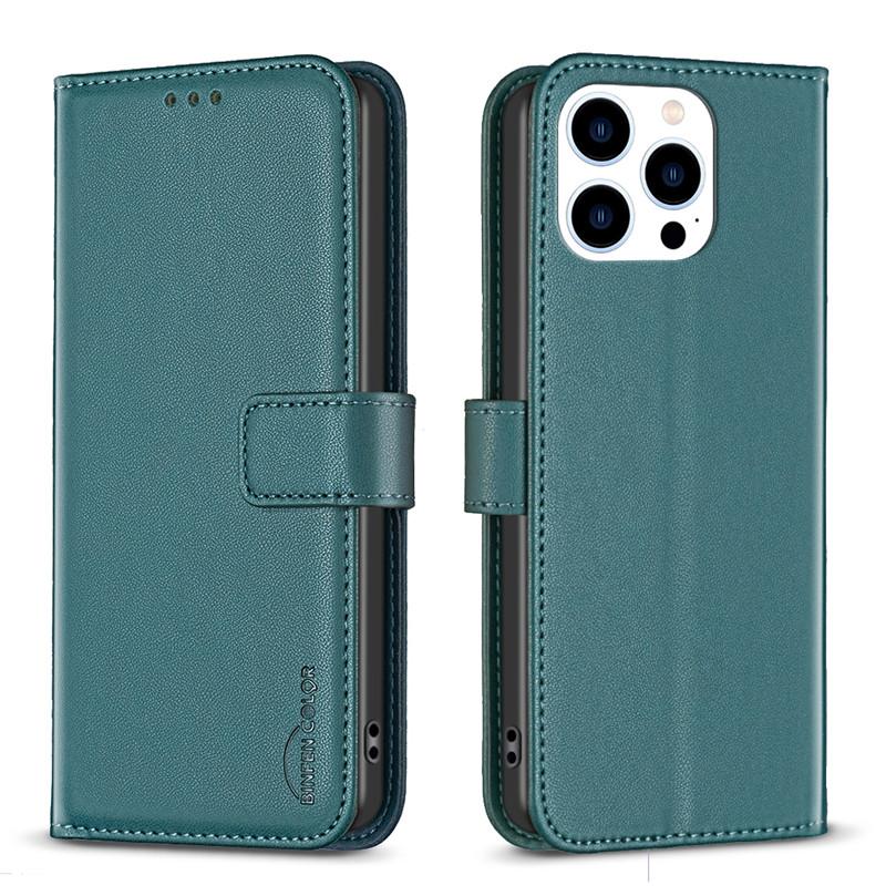 Wallet Flip Case on For iPhone 16 Pro Max Classic Phone Leather Cases For Apple iPhone16 Plus 16Pro Coque Card Slot Back Cover