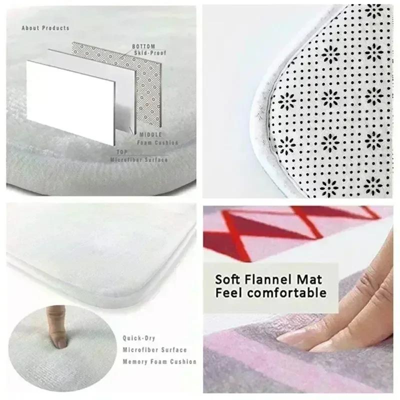  Anime Carpet Cartoon Living Room Bedroom Kitchen Sofa Table Balcony Rug Non-slip Washable Mat Exquisite Home Ornaments