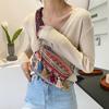 Marsupio Stile Etnico da Donna con Decorazioni a Frange Marsupio con Cintura Regolabile Colore Variopinto