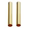 100 ks měděné rovné hladké dlouhé trubkové korálky 30 mm, 4 mm zlaté