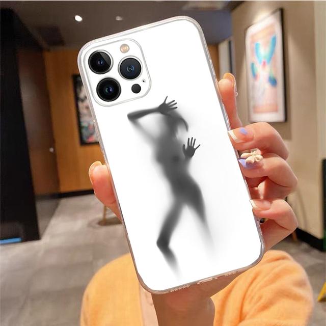

Чехол для телефона для Iphone 14 Pro Max 13 12 11 Pro Max Xs Xr X 12 13 Mini 14 Plus Сексуальная женщина Силуэты Тени Чехол Funda iPhone 12