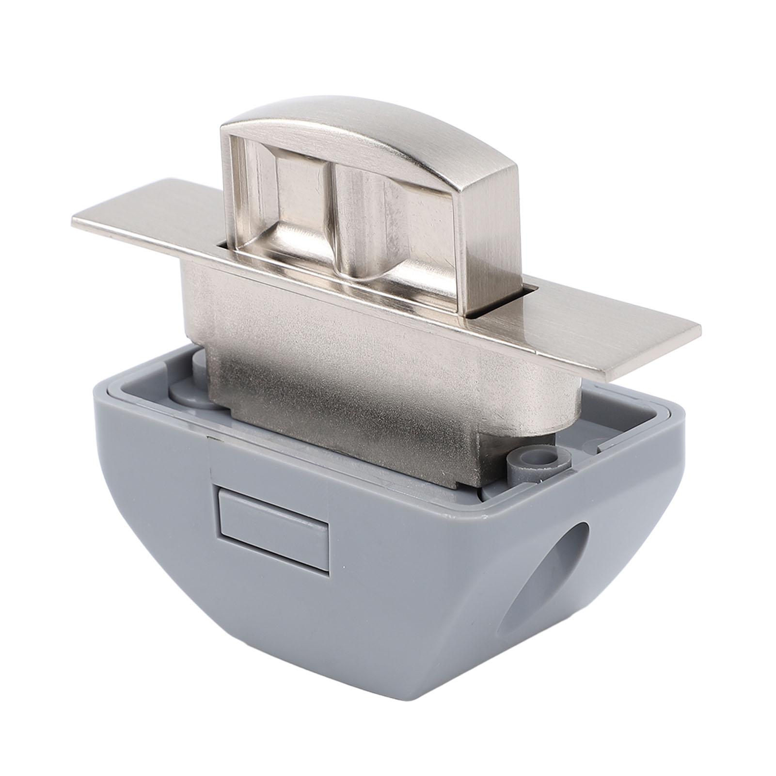 

Нажимная защелка для шкафа RV из цинкового сплава, без ключа, замки для шкафа для RV, яхт, автодома, каравана, матовый никель