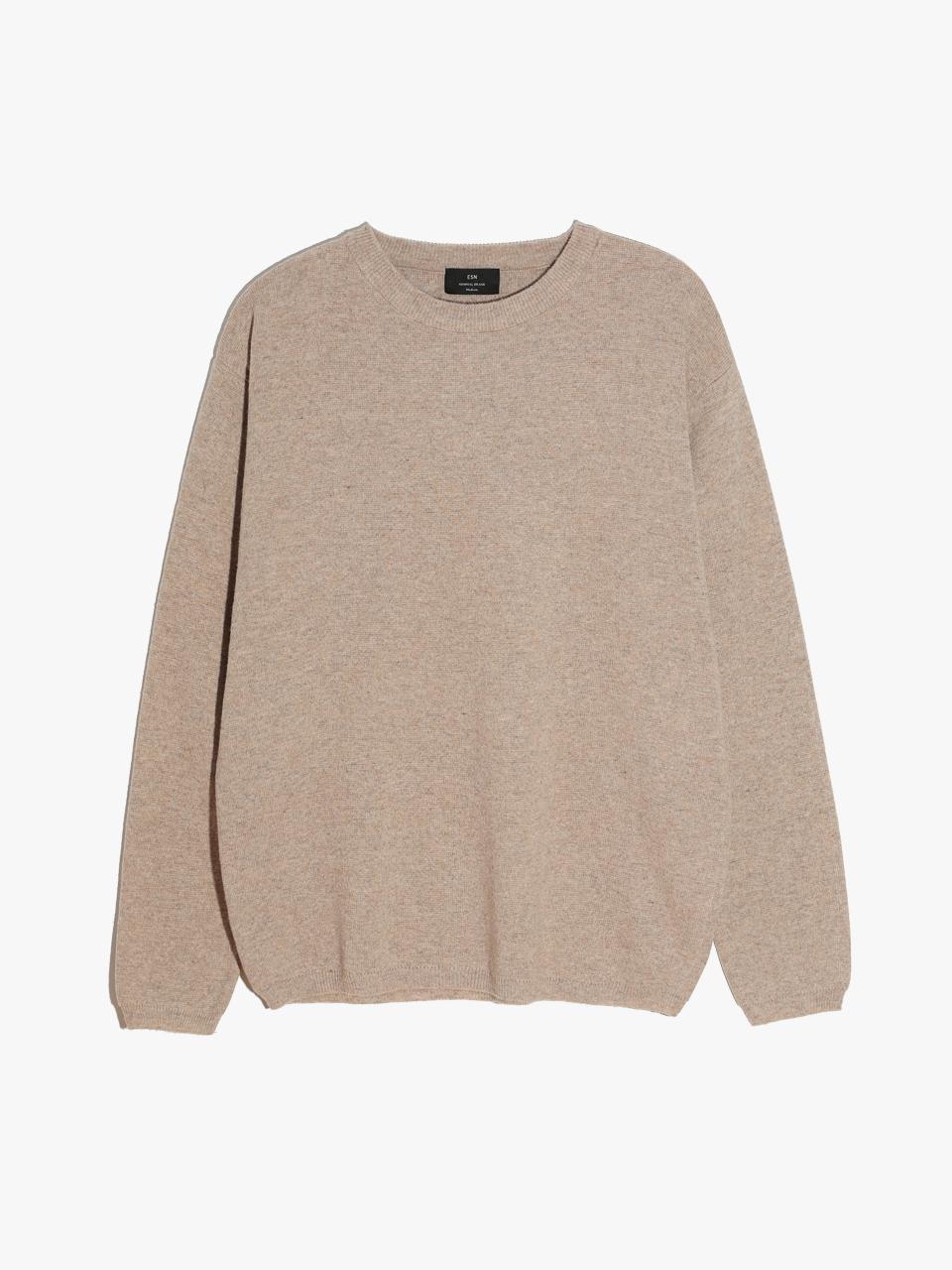 Iesn Soft Round Knit Beige M
