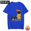 Unisex Soft 100 Cotton 2026 Summer Tshirts Tops Funny Black Cat Graphic Harajuku Streetwear Hip Hop Clothing Horror Cat Tees