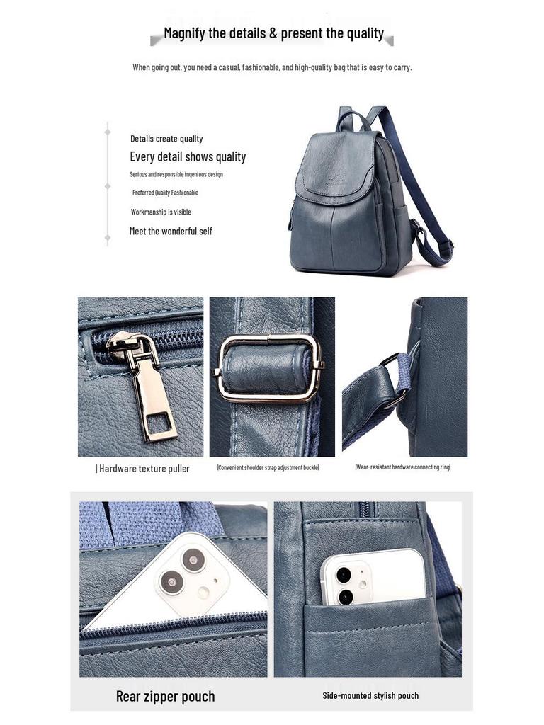 Modische Damen-Doppelschultertasche & Stilvoller Reise-Rucksack 2023
