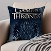 Fashion GGame Of Thrones TV icons Cushion Cover Pillowcase Antidustmite Invisible Zipper Short Plush Sofa Cushion