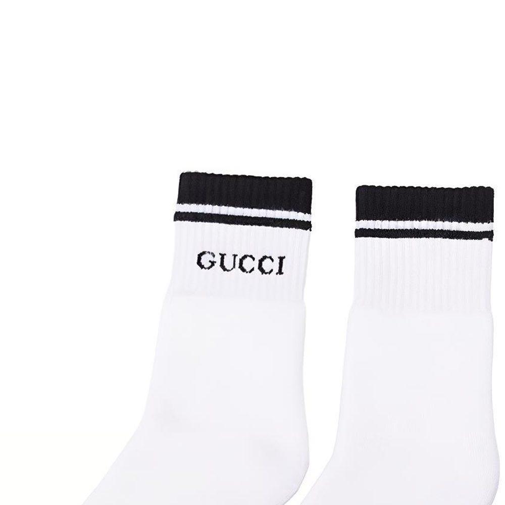 GUCCI Logo Socks 496493-4G293-9000