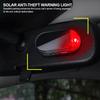 Solar Powered Car Fake Security Light Blue/Red Flashing Simulated Dummy Alarm Wireless Warning Anti-Theft Caution Lamp Strobe