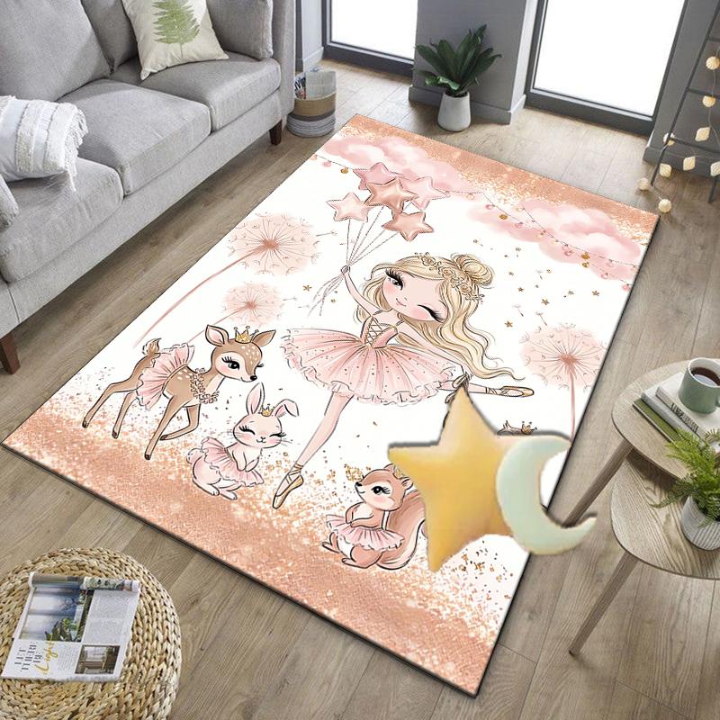 Dreamy Fairy Tale World Office Rug Chair Mat, Entryway Carpet, Suitable for Front Door, Bedroom, Living Room, Desk, Holiday Gift