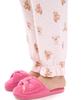 teddy bear shirt pajamas Cotton-lined