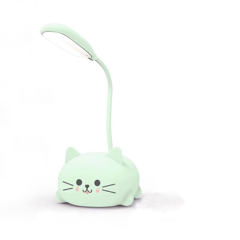 Creative Cartoon LED Foldable Table Lamp - USB Rechargeable Eye-Protecting Book Light