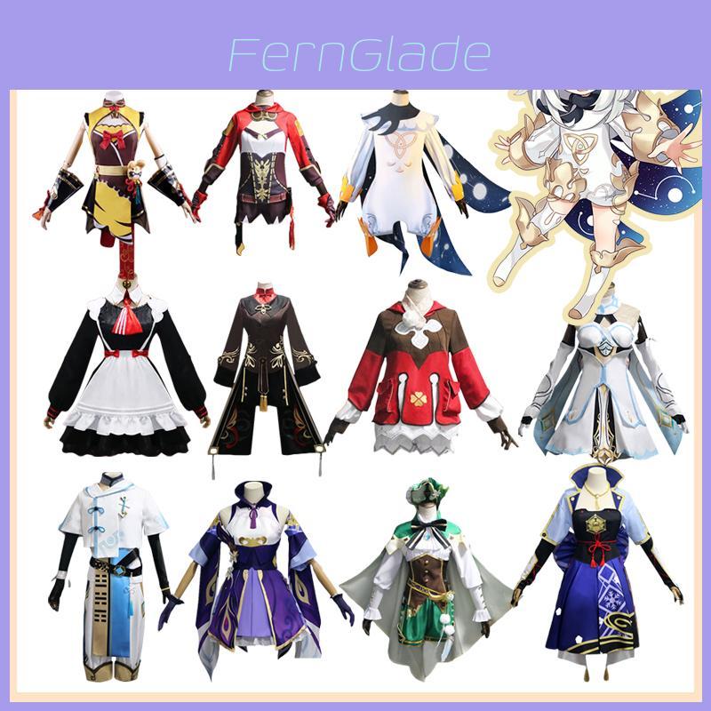 Stunning Genshin Impact Game Character Cosplay Clothing Full Set For Ultimate Fans