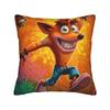 Crash Bandicoot Mask Icon Pillow Case  Fashion Pillow Cover Square Pillowcases For Living Room Bed Chair