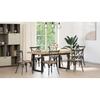 Vidaxl Dining Table, Noain, 180X90X75 Cm, Solid Pine Wood
