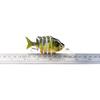 10cm Multi-jointed Bionic Plastic Lure, 14g Hard Bait for Mandarin Fish and Bass.