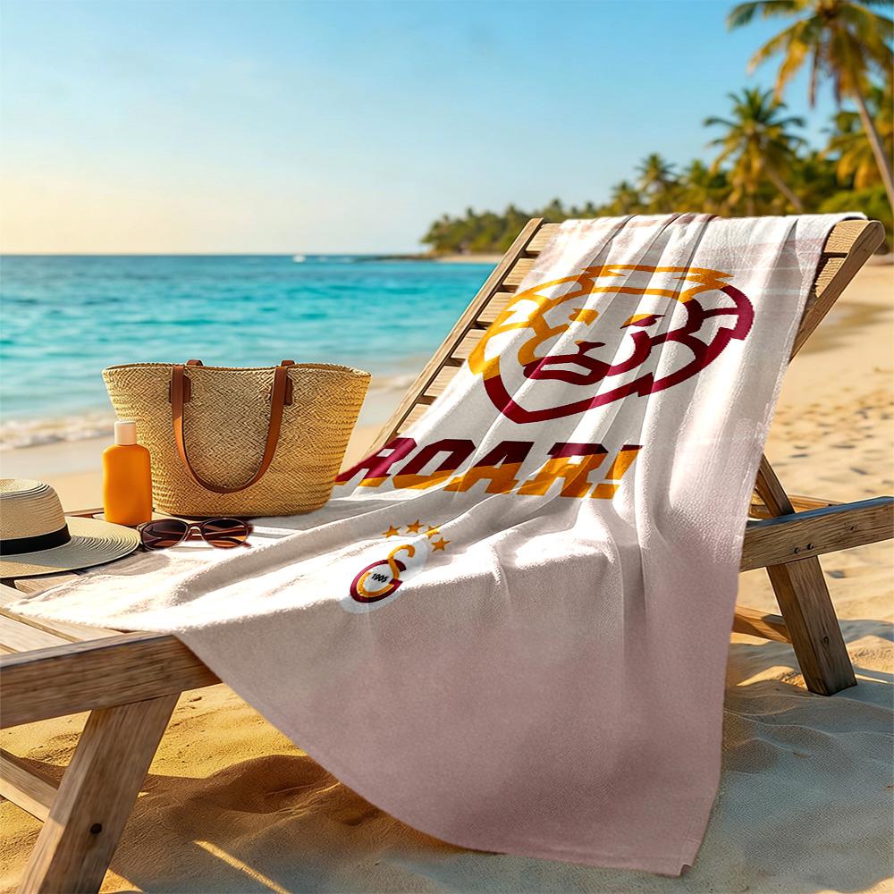 Galatasaray Beach Towel Super Soft & Absorbent Comfortable Lightweight Suitable for Sports, Travel, Swimming, Yoga, Bathroom, Beach, And Pool