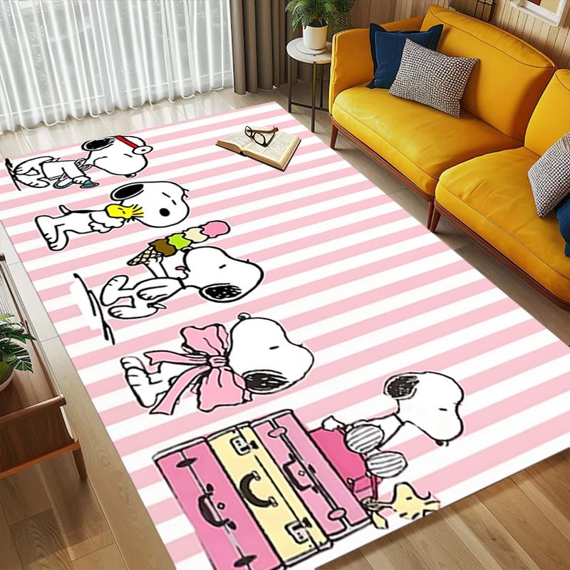 Snoopy'S Day Living Room Nonslip Area Rug Soft Carpet For Bedroom Game Playroom Sofa Office Home Decor Doormat Christmas Gift C926814
