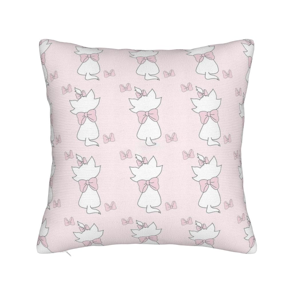 Marie Cat Aristocats Square Pillowcases Polyester Couch Cushion Case Creative Decorative Pillow Cover 45*45