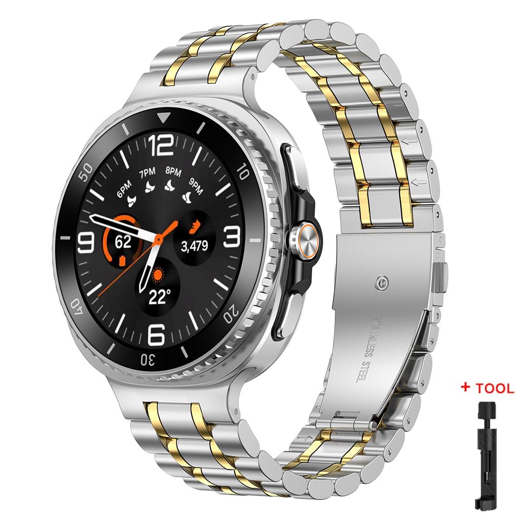 Metal Straps for Samsung Galaxy watch 8/8 classic 40mm 44mm 46mm Stainless steel Wrist Link bracelet correa Galaxy watch 8 Bands