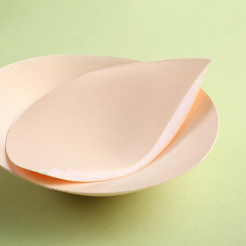 1Pair Sexy Women's Bra Pads Insert Removable Padding Brassiere Breast Enhancer Sopnge Push Up Cups for Swimsuits Bikini