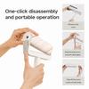 Innowell Manual Lint Roller Brush Sticky Paper Lint Remover with Telescopic Aluminum Pole Portable Hand Held Hair Remover