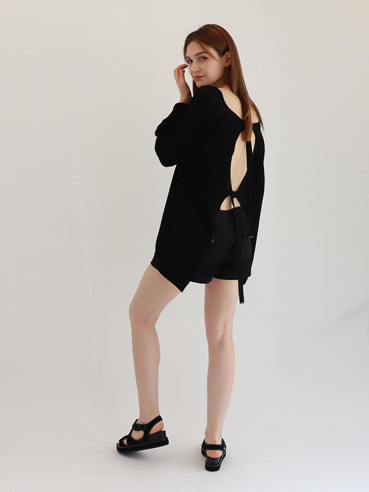 BLAHBANG Whole Garment Sexy Back (Black)