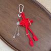 1Pcs Chinese Style Ruyi Pendant Handwoven Nylon Rope Chinese Knot Keychain Bag Hanging Decoration Men'S Car Keyring