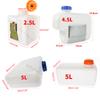 2.5L/4.5L/5L/5.8L/7L/10L Riscaldatore da Parcheggio per Auto Caravan Motorhome Strumento Serbatoio Carburante Olio Benzina Plastica Riscaldatore d'Aria per Auto Diesel