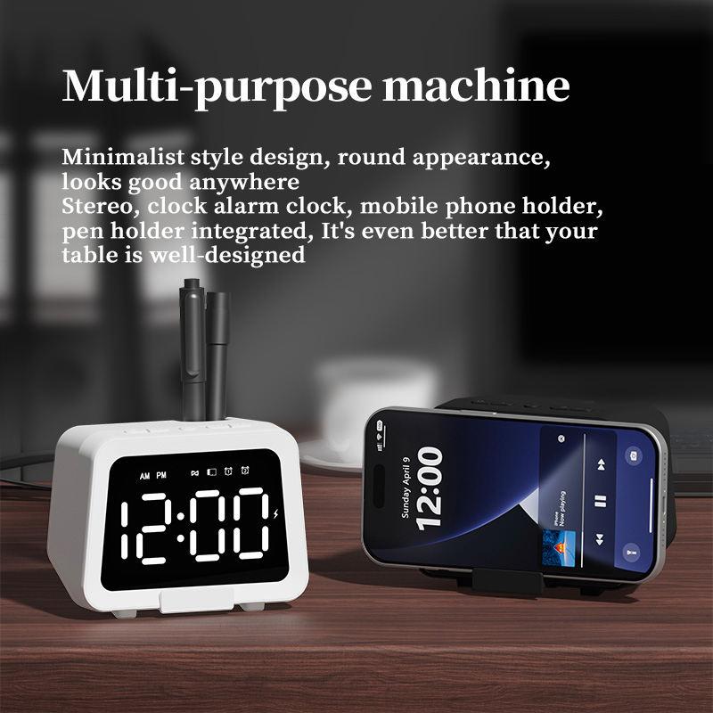 Multi-functional Digital Alarm Clock G9 Reloj LED Digital Desk Clock Display Temperature Week Calendar Table Alarm Clock Light