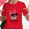 New Women Tshirts Casual Harajuku French Bulldog Print Cotton Tops Summer FeUnisex Tees Frenchie Mom T Shirt for Women Clothing