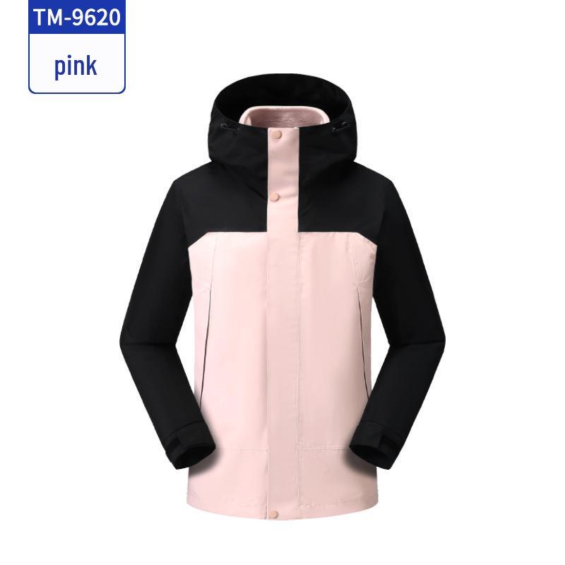 Custom Autumn/Winter Three-in-One Graphene Self-Heating Windbreaker with Embroidery