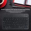 10-inch Portable Wireless Keyboard, Waterproof and Dustproof, Ultra-Wide, Lightweight, for Smartphones, Tablets, and Laptops (Black)