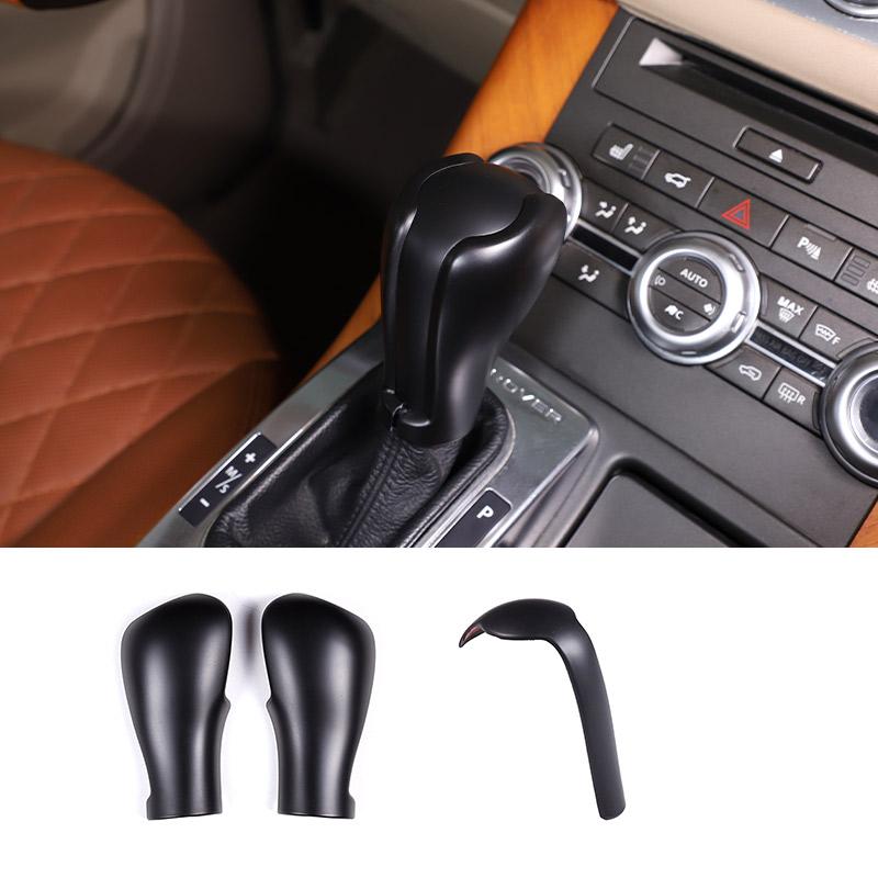 ABS Kohlefaser Für Land Rover Range Rover Vogue L322 Sport L320 RR Sport Auto Schaltknauf Abdeckung Aufkleber Autoinnenraum Zubehör