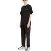 Carhartt WIP Einfarbiges T-Shirt mit Logo-Stickerei, Rundhalsausschnitt, Kurzarm, Herren Oberteile, Schwarz, I030435-0D2-XX