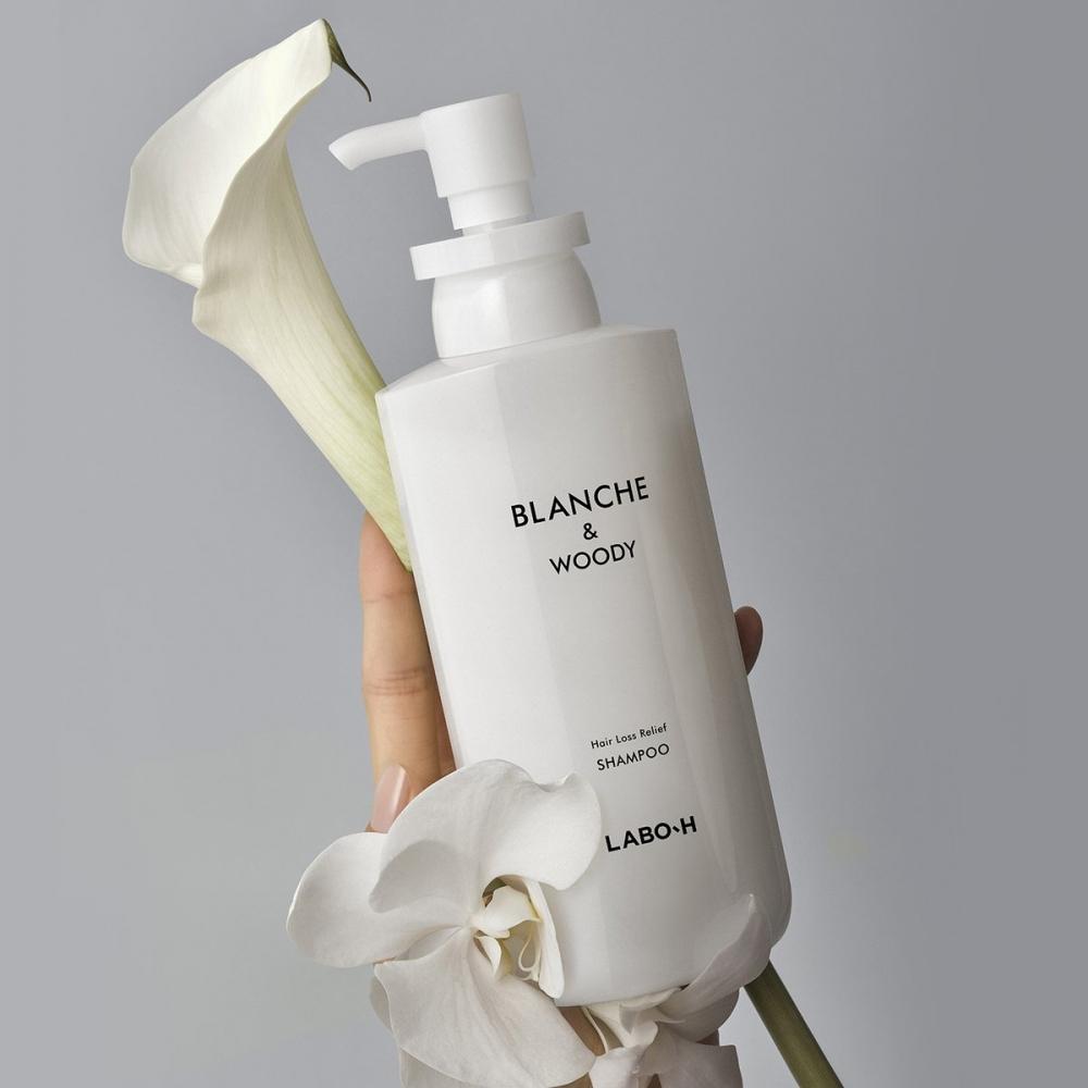 Labo H Hair Loss Symptom Relief sHampoo Scalp strengtHening blancHe   Woody 400ml