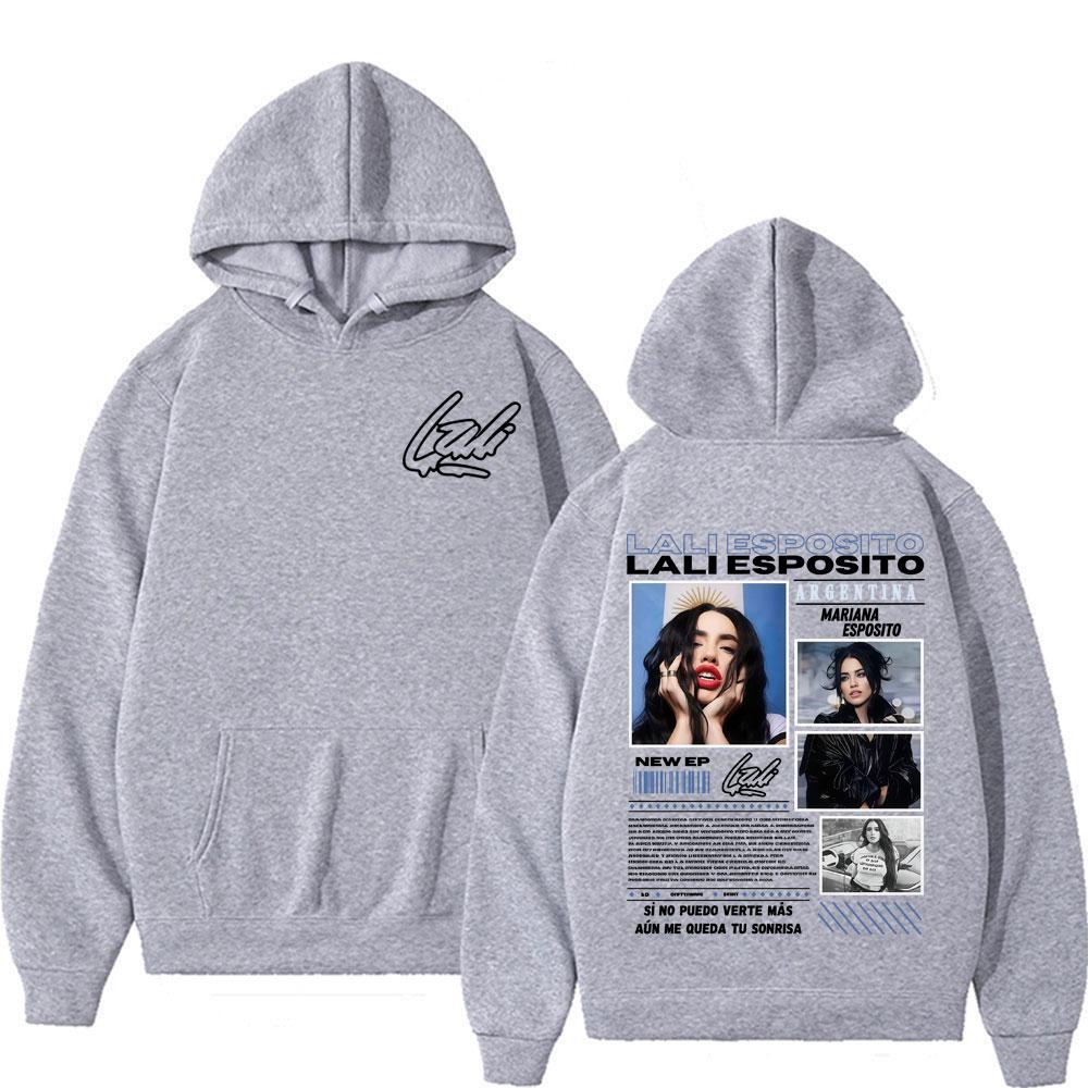 Singer Lali Esposito Asesina Album Tour 2025 Cover Hooded Sweatshirts Men Women Hip Hop Punk Hoodie Oversized Hoodies Streetwear