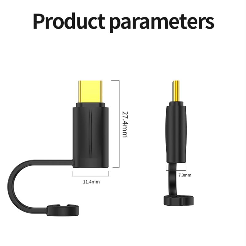 1/2pcs 8pin Female To USB C Male Adapter PD60W Quick Charging For Phone 15 16 and Tablets Data Transfer Connectors