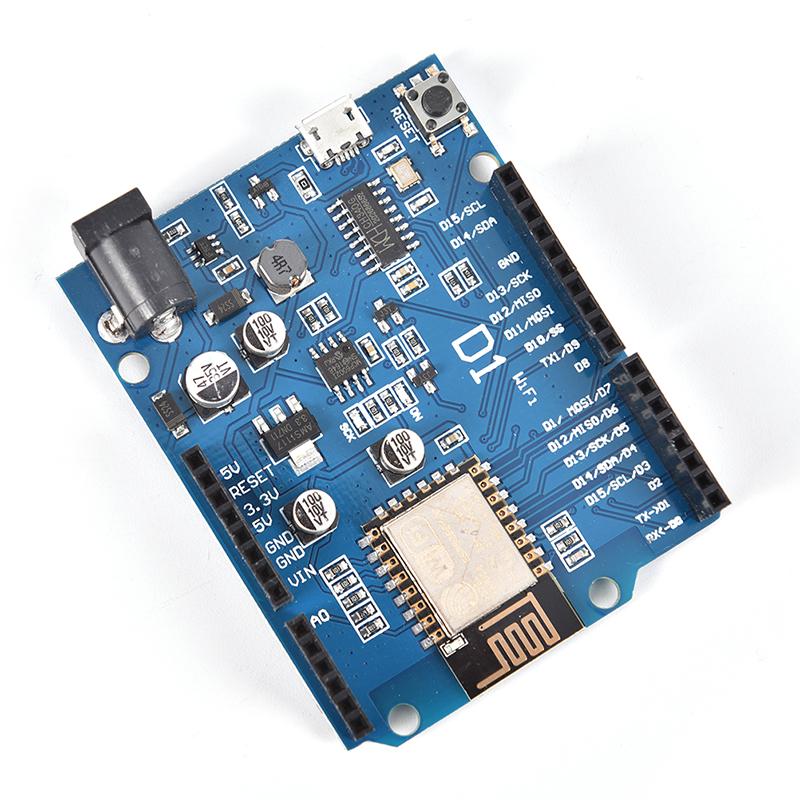 

Wemos D1 Wifi Uno Плата розробки Esp8266 Пряма Ide 6.6*7.9*1.6cm