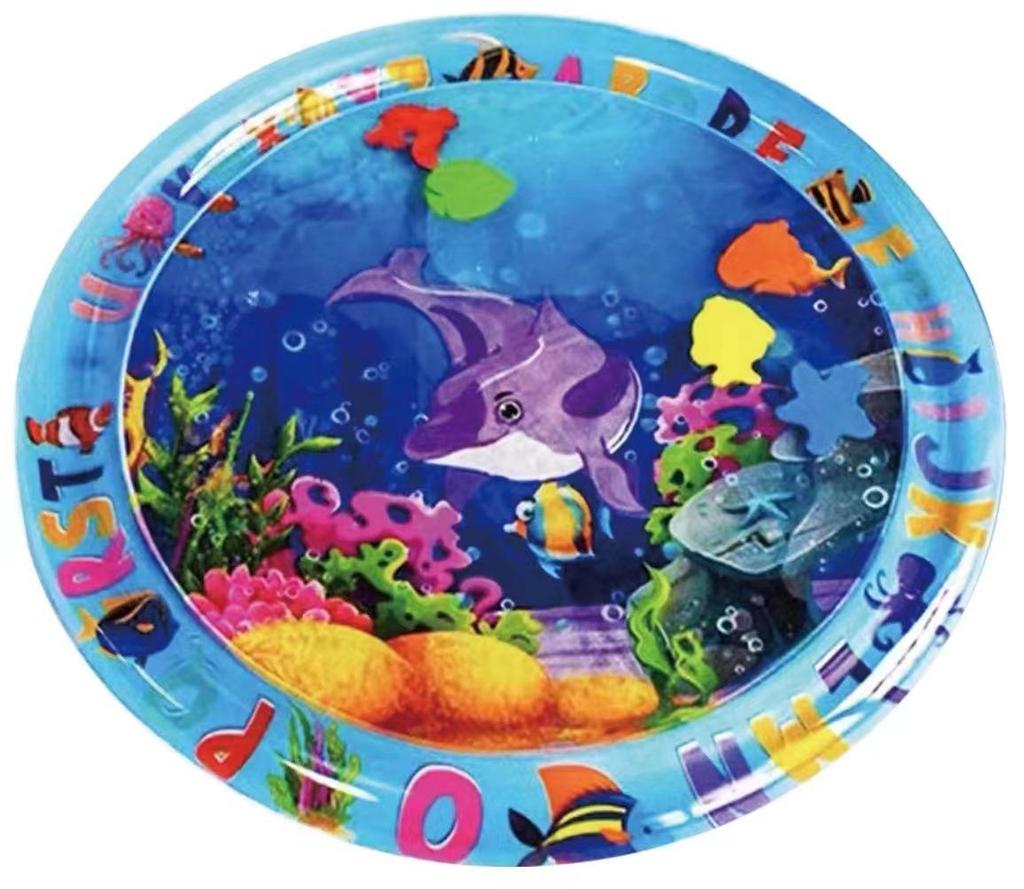 Tapis d'eau gonflable pour enfants: Jouet guide anti-chute pour l'entraînement et l'éducation à domicile
