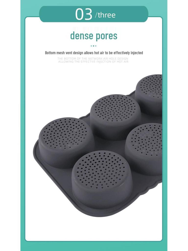 High-Temperature Resistant Silicone Burger and Bread Baking Mold