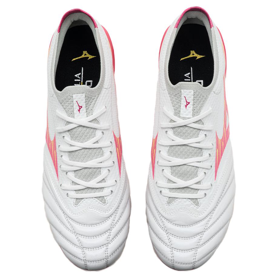Mizuno Morelia Neo 4 Comfortable Sports Football Shoes Unisex Football Shoes White P1GA264364