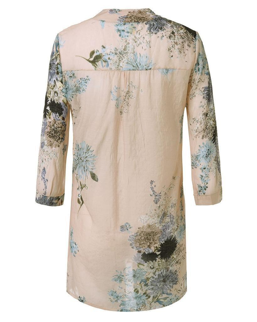 Vintage Dames Casual Losse Jurk Met Bloemenprint Met Tijdloze Charme Voor Alle Gelegenheden