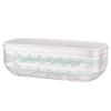 Large Capacity Silicone Ice Cube Tray with Lid for Easy Ice Storage and Making