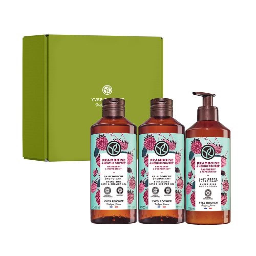 

Yvesrocher Body Wash Body Lotion Gift Set coconuts