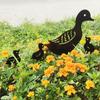 HARGIO Gardening Garden Duck Gardening Iron Interior Garden Scandinavian Duck Family Accessories, Object, Ornament, Gardening, Supplies, Plate,