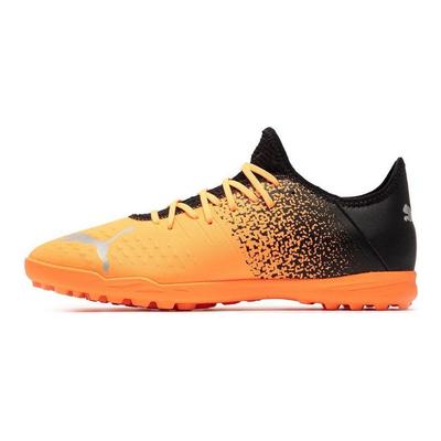 Future Z 4.3 TT Bico Redondo Cadarço TF (Pinos de borracha) Chuteiras de Futebol de Grama Artificial de Terreno Duro Masculinas Chuteiras de Futebol Preto Laranja 106770-01